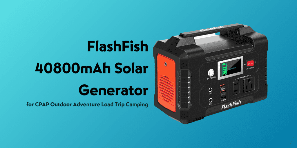 FlashFish 40800mAh Solar Generator