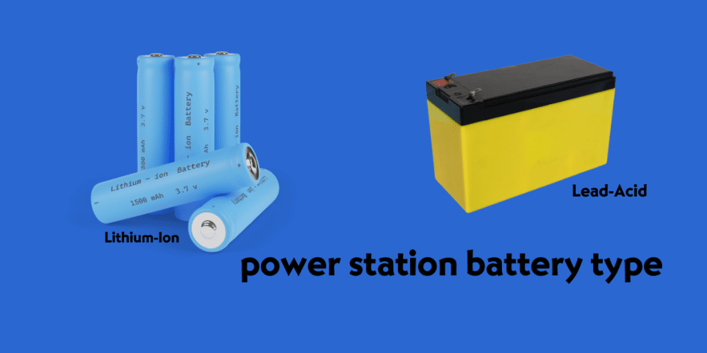 portable power station battery type