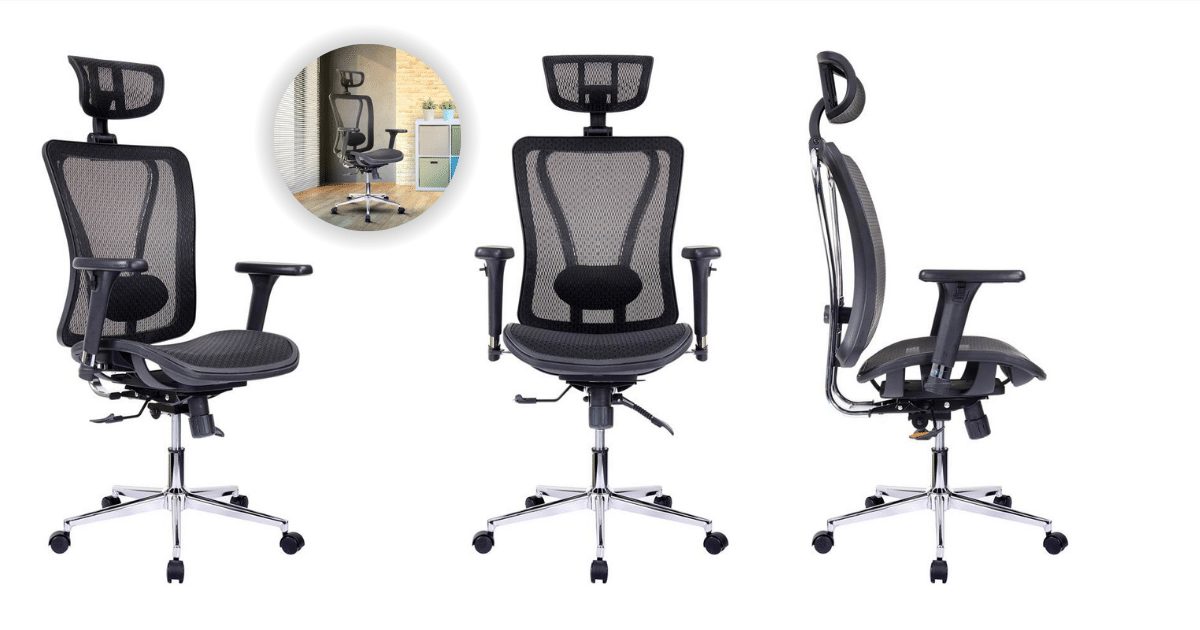 Techni Home Office Mesh Adjustable Rotatable Gaming Chair