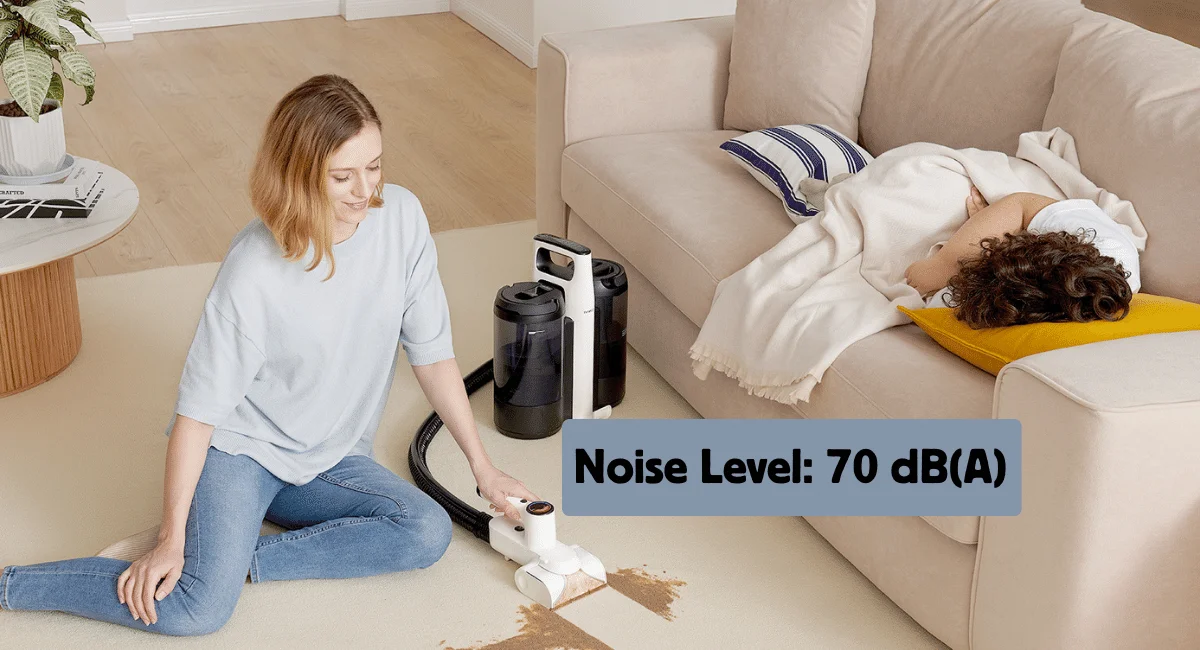 Tineco carpet spot cleaner noise level