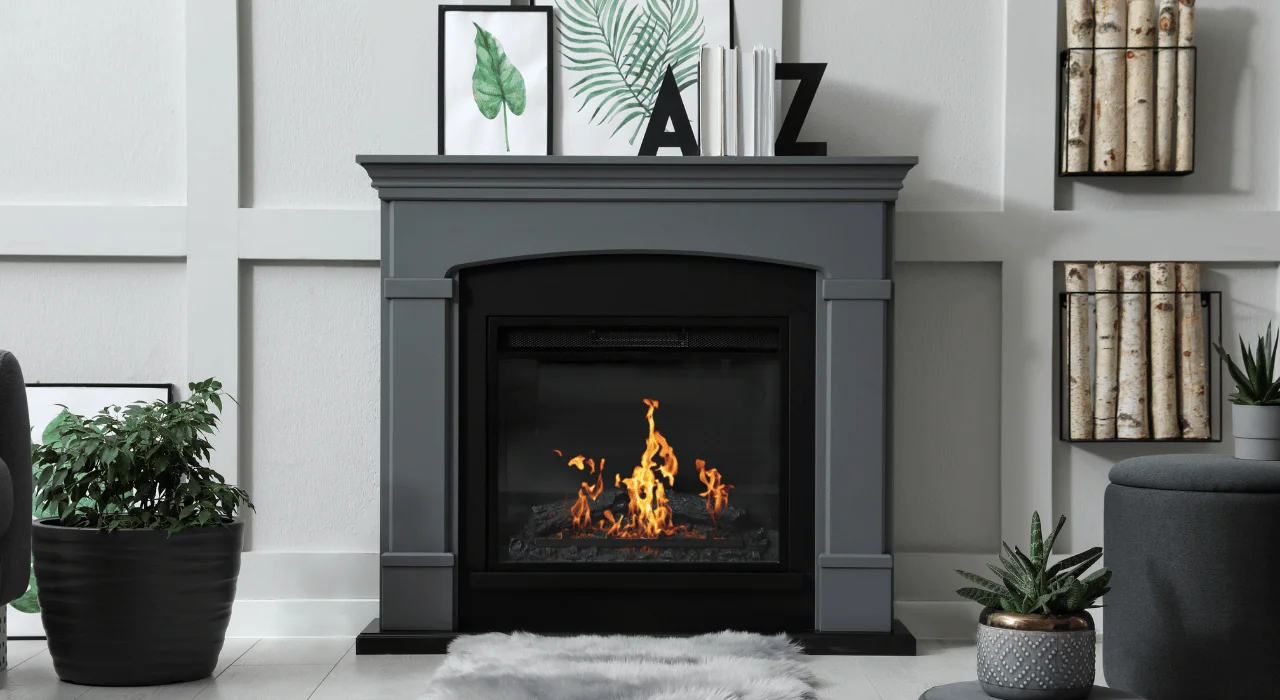 Electric Fireplaces feature