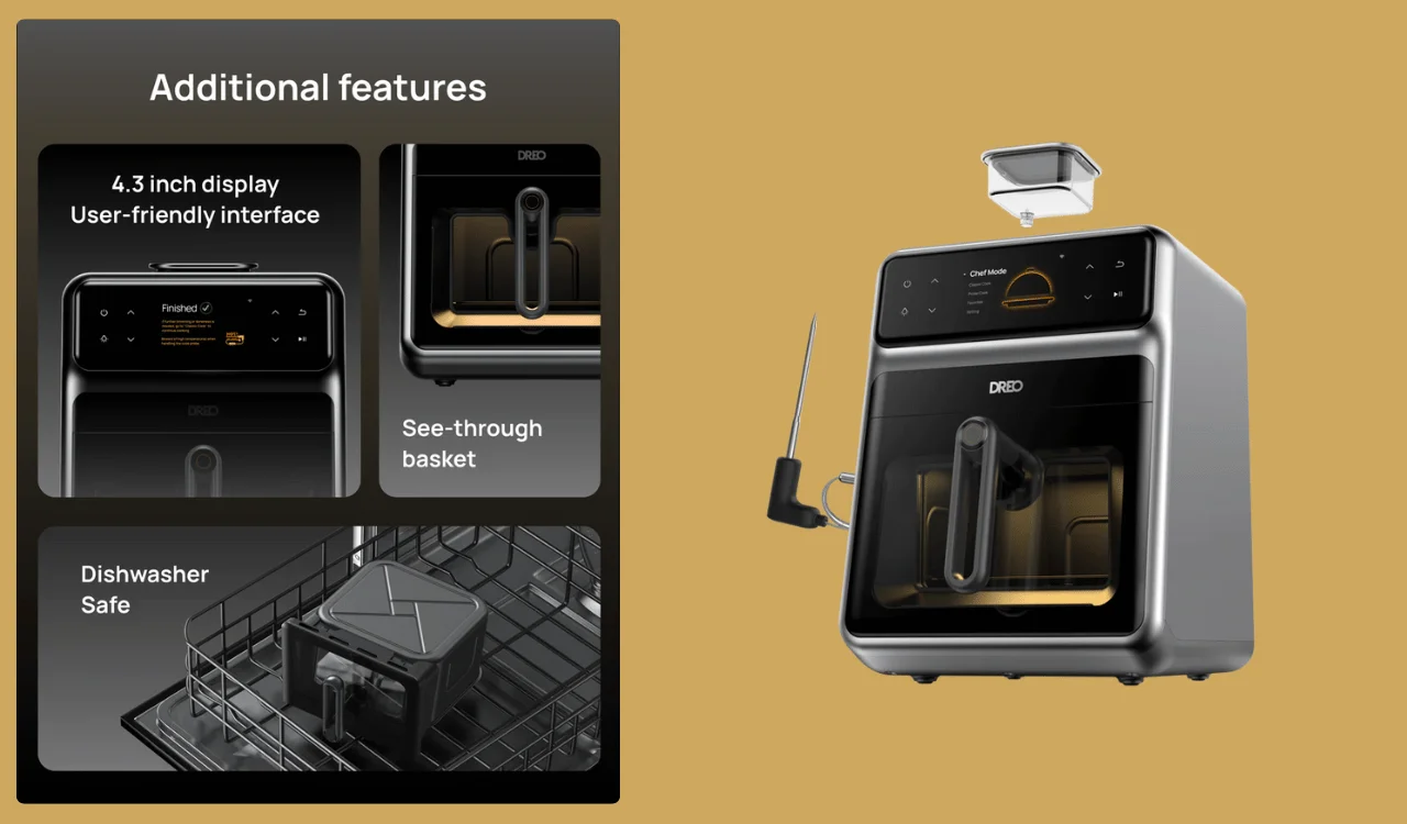 Dreo Chefmaker Combi Fryer review: Your All-in-One Kitchen Hero Ease Of Use